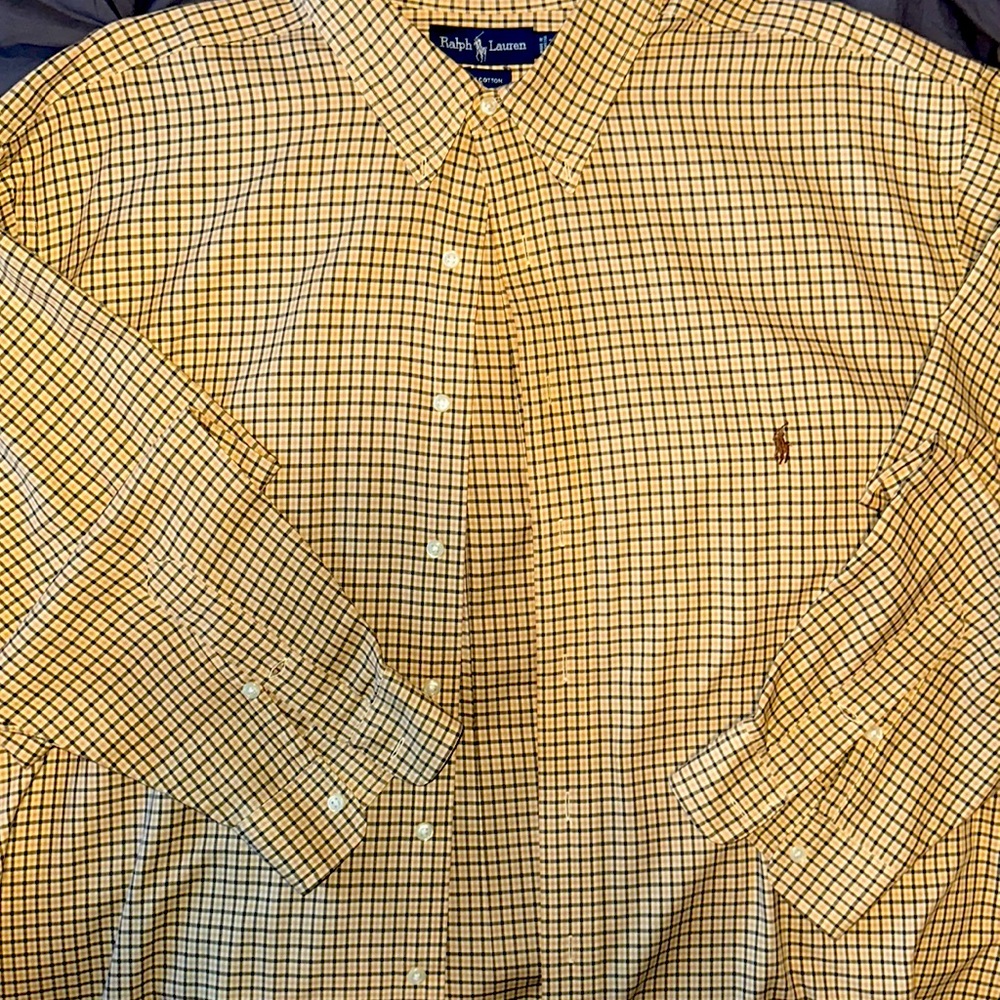 Big and Tall Ralph Lauren Polo - Classic Button Down Shirt